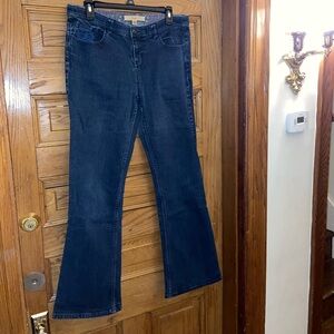 Dark Blue Flare Women's Jeans